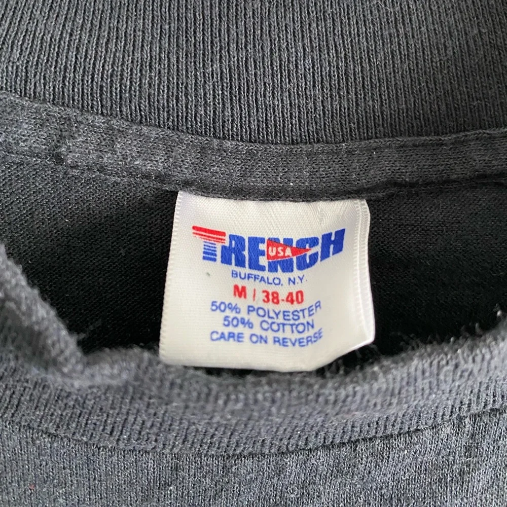 Vintage 90s Pittsburgh Pirates Logo Black MLB T-Shirt - Picture 3 of 4